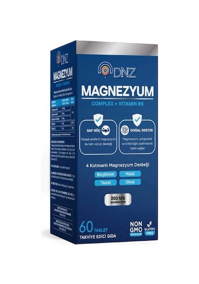 Dnz Magnezyum Complex +b6 60 Tablet