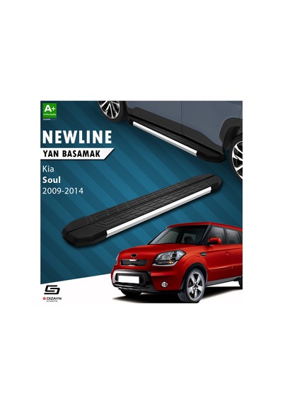 S-dizayn Kia Soul Newline Krom Yan Basamak 173 Cm 2009-2014
