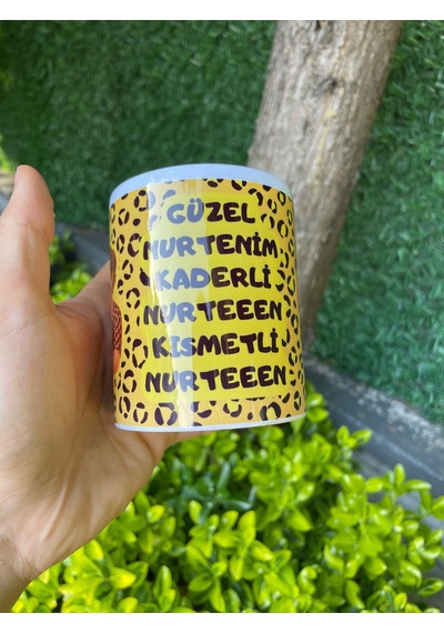 Kısmetli Nurten Kaderli Nurten Kupa Bardak Beyaz