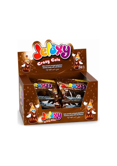 Jelaxy Cola Kola Yumuşak Şeker 20 Gr. 24 Adet 1 Kutu