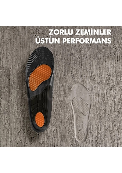 Ortosole Ark Ve Jel Destekli ,zorlu Arazi Ve Tırmanışlar İçin Ortopedik Erkek Tabanlık 202-mm Standart