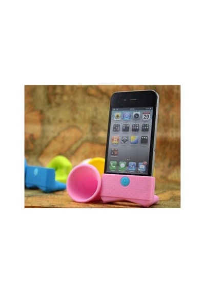 İphone 5 Ses Yükseltici Horn Speaker Açık Mavi