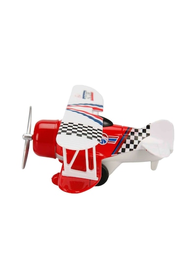 Die-cast Metal Çek Bırak Oyuncak Savaş Uçağı 15 Cm Kırmızı
