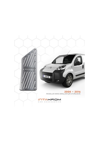 intakrom Citroen Nemo Krom Ayak Dinlendirme Pedalı