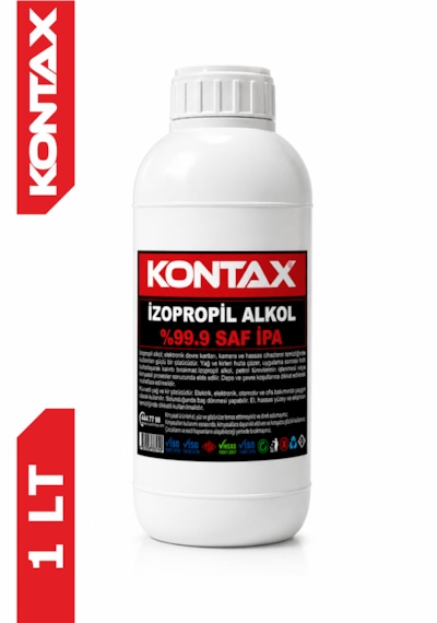 Kontax Saf İpa %99,9 İzopropil Alkol 1lt Tekli