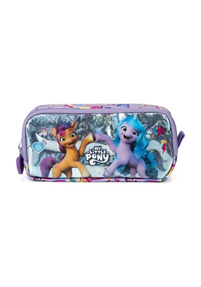 My Lıttle Pony Smıle Spankle Shıne Kız Çocuk Okul Kalem Çantası Mor