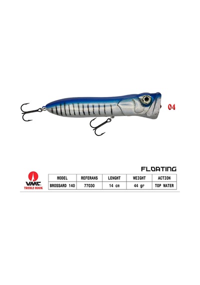 Tıtan Brossard Cl:4 140mm 44gr Standart