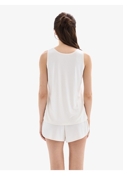 Kadın T-shirt 60621 - Krem Krem