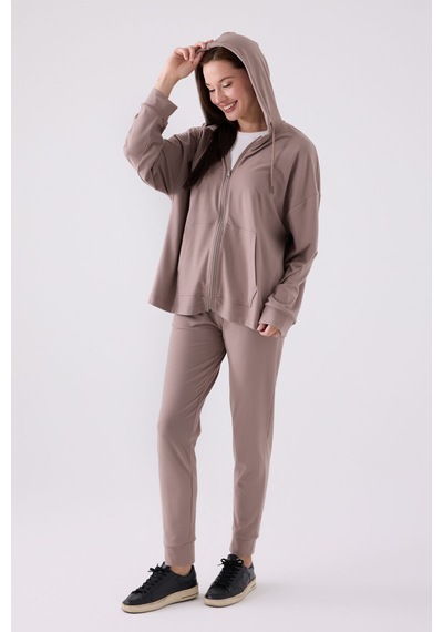 Arnetta Kadın Kahverengi Pijama Takımı Ar3111-s-v2 Kahverengi
