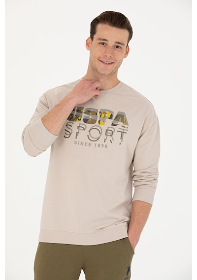 U.S. Polo Assn. Erkek Sweatshirt 50270739-vr011 Beyaz