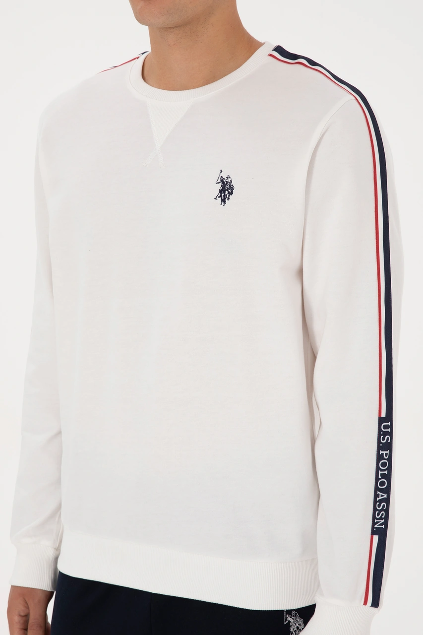 U.s. Polo Assn. Erkek Beyaz Pijama Takım 50318596-vr013 Beyaz