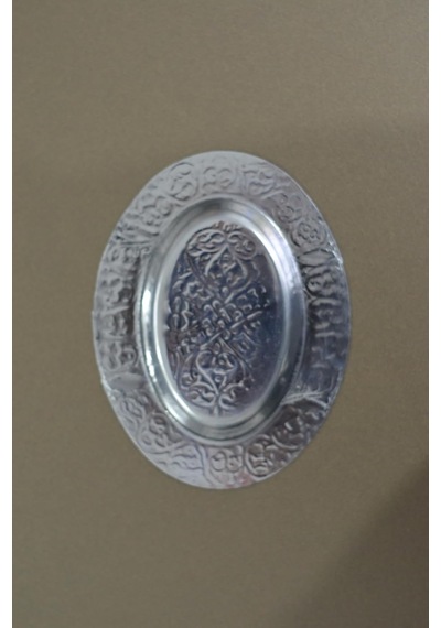 Paslanmaz Çelik Oval Tepsi 304 Kalite Krom, Dekoratif Ve Servis Amaçlı Küçük Tepsi 18 Cm