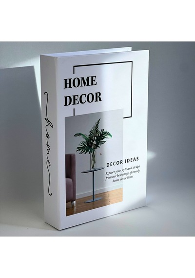 Bak Gel Al Kitap Görünümlü Dekoratif Kutu, Iskandinav Tarzı Gizli Saklama Kutusu Home Decor