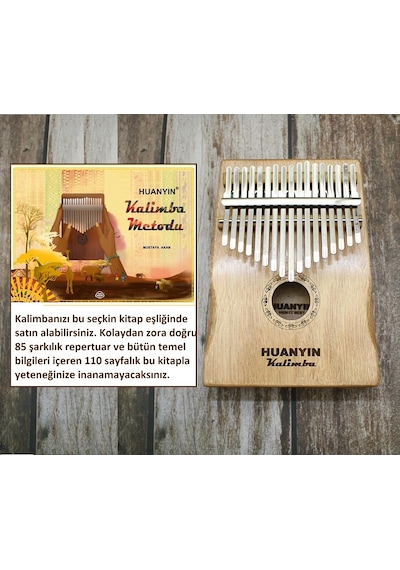 Huanyin 17 Tuşlu Kalimba Hkm17k Best - Türkçe Kılavuz Kitapsiz Almak Istiyorum