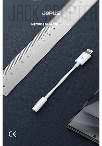 İphone 7-8-x-11-12-13-14 Serileri İle Uyumlu Bluetooth Bağlantılı 3.5mm Kulaklık Dönüştürücü Jo