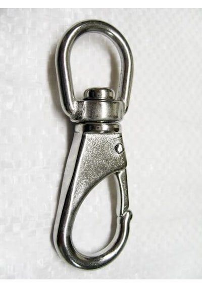 Fırdöndülü Karabina. Paslanmaz Krom. No 1 5/8"