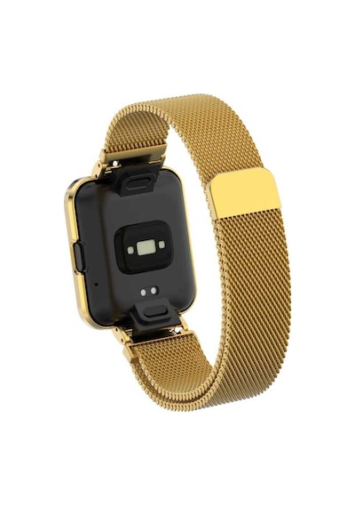 Xiaomi Redmi Watch 2 Lite Uyumlu Krd-58 Metal Kordon Rhn Rose Gold