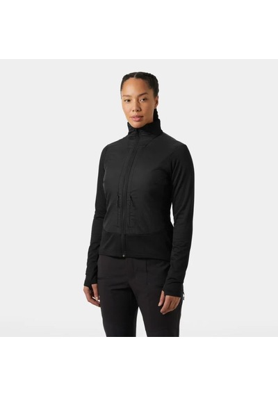 Helly Hansen Versalite Hybrid Fleece Jacket Kadın Polar Ceket Mont Hha.63371.hha.990 Siyah