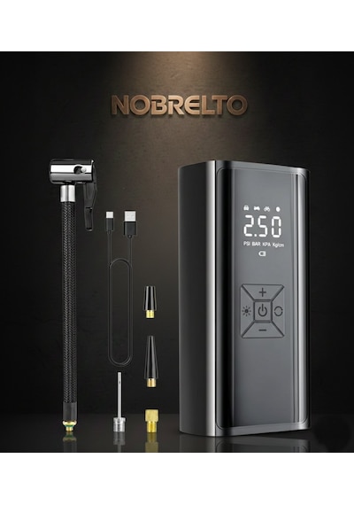 Nobrelto Pro-air 150 Psı Dijital Ekranlı Şarjlı Hava Kompresörü -