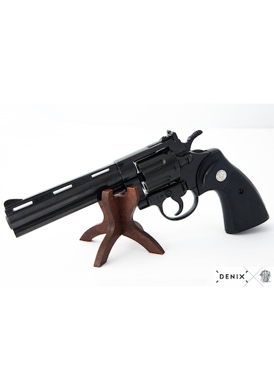 Denix Phyton Revolver Black 1955 Usa 31cm Koleksiyon Obje