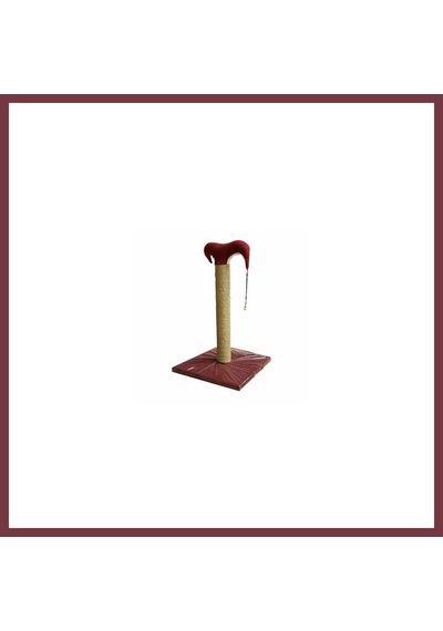 Storeşahin İnce Kedi Tırmalama Tahtası 50 Cm Bordo Shn0720