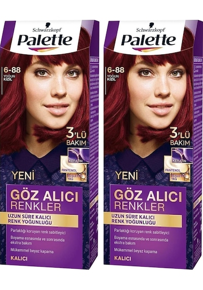 Palette Göz Alıcı Renkler 6 - 88 Yoğun Kızıl X 2 Adet