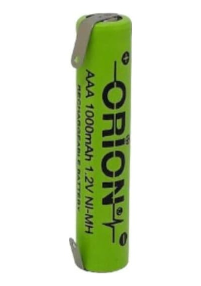 Orion İnce Kalem Aaa Şarjlı 1.2 V 1000 Mah Tıraş Makinesi Pili
