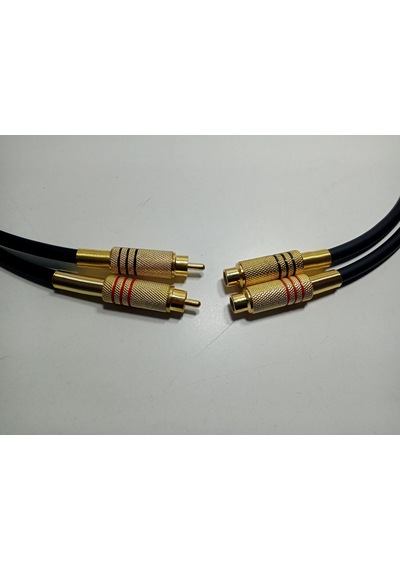 Rca Kablosu Uzatma Kablosu El Yapımı Bakır Amfi Rca Uzatma- 1 Mt