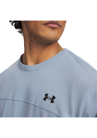 Under Armour Rival Fleece Crew Erkek Mavi Sweatshirt
