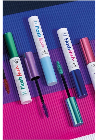 Golden Rose Suya Dayanıklı Hacim Veren Flash Lash Renkli Maskara 06 Coral Rose