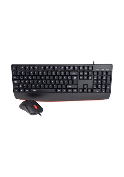 Aıgo Ak310 Pro Siyah Kablolu Q Klavye + Mouse Set Optik