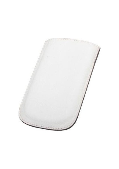 Apple Uyumlu iPhone 4s/4 İle Deri Kılıf Çekmeli Model Beyaz