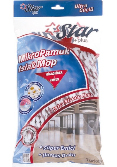 Micropamuk Islak Geniş Mop Star Str-105