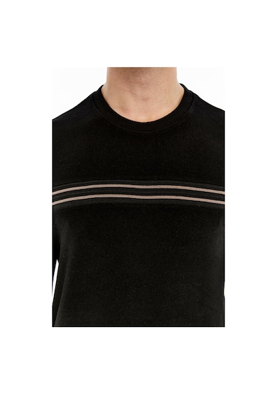 AR-MA Arma Erkek Regular Fit Selanik Kumaş Çizgi Baskılı Bisiklet Yaka Kazak %65 Pamuk %35 Polyester K30124697702 Siyah AR-MA Arma Erkek Regular Fit Selanik Kumaş Çizgi Baskılı Bisiklet Yaka Kazak %65 Pamuk %35 Polyester K30124697702 Siyah
