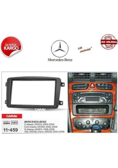 Mercedes Vito Viano Double Teyp Çerçevesi Kalıp Cadence