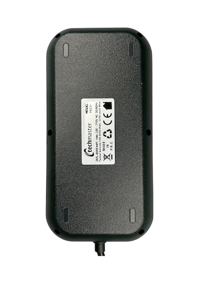 Techmaster 2 Usb + Type-C Akım ve Çocuk Korumalı 6lı Priz 2mt