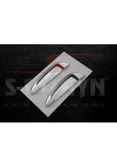 S-Dizayn Fiat Grande Punto Krom Kapı Kolu 2 Kapı 4 Prç 2006 Üzeri Çerçeve