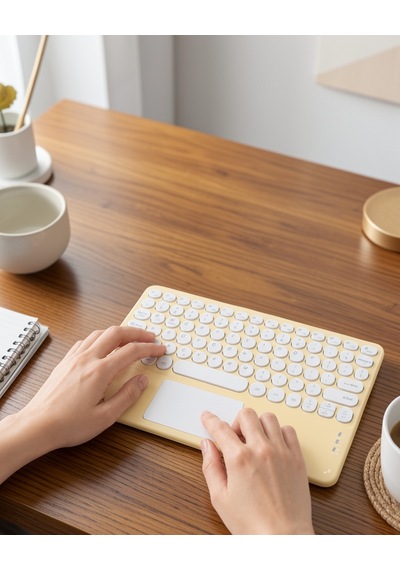 Bluetooth Klavye Kompakt Taşınabilir Xuczzztouchpad-2-1