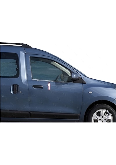 Servetoto Dacia Dokker Krom Cam Çıtası 2 Adet P.Çelik 2012 Ve Üzeri