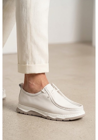Ayakkabı Fuarı Luciano Bellini 26k-e16403 Formal Erkek Casual Ayakkabı Krem