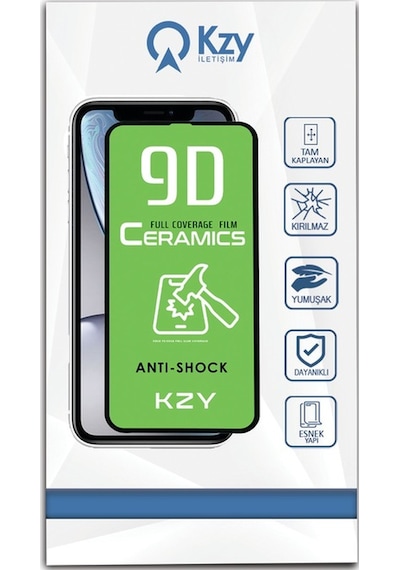 Apple Uyumlu iPhone Xr Tam Kaplayan Seramik Nano Ekran Koruyucu Cam (487582475) 10 Tl Fark Ile Şeffaf Kılıf