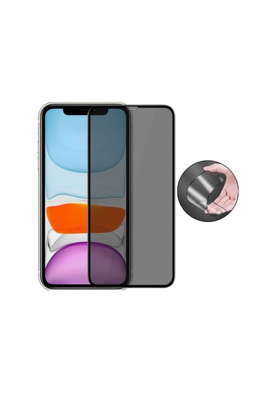 Apple Uyumlu   iPhone 11 Hayalet Ekran Koruyucu Seramik Tam Kaplayan Gizli