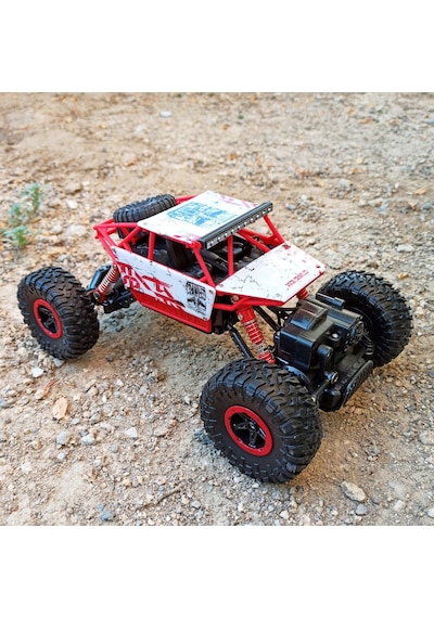 Mega Oyuncak Rock Crawler 4x4 WD Arazi Kaşifi Şarjlı Uzaktan Kumandalı Jeep