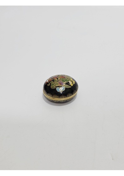 Antika Cloisonne Minyatür Kutu 4,4x2,6cm 069