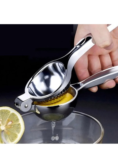 Sogud Limon Sıkacağı Paslanmaz Çelik - Manuel Narenciye Presi - Portakal Mandalina İçin El Tipi Meyve Suyu Aparatı - Dayanıklı Metal Gövde - Ergonomik Tutma Saplı Mutfak Yardımcısı