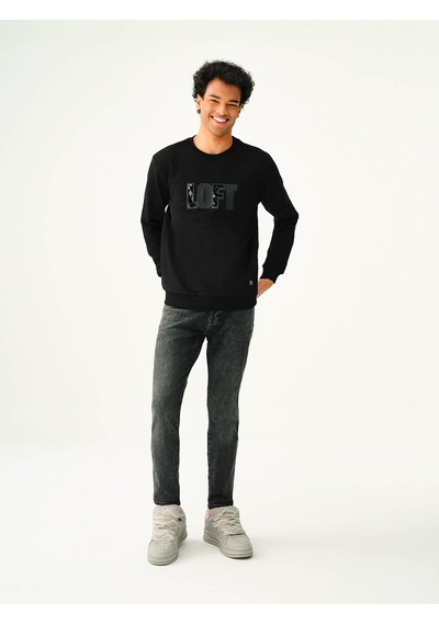 Loft Erkek Sweatshirt Siyah Lf2037420 25kp69000091 P6934 Siyah
