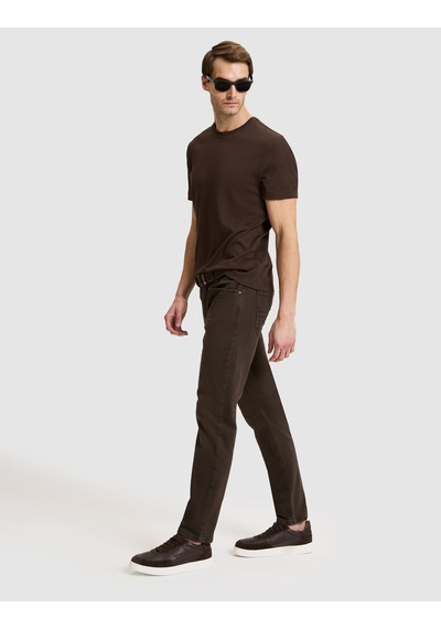 Pierre Cardin Koyu Kahverengi New Slim Fit Jean Pantolon 50331413-vr084
