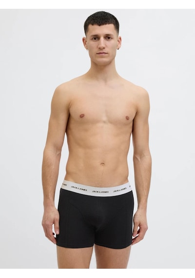 Jack & Jones Jactom Bamboo Erkek 3 Lü Set Siyah Boxer 12277176
