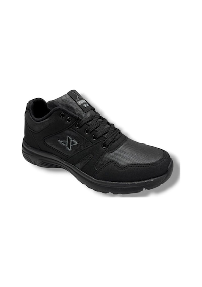 Xstep 020-26 Cilt Deri Anatomik Erkek Sneaker Siyah