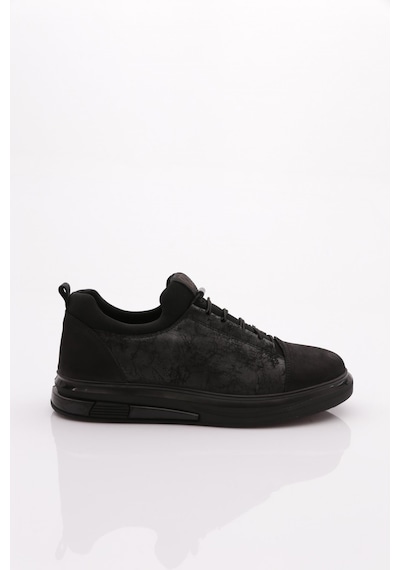 Dgn 2045 Erkek Düz Taban Sneaker 2045-2285-R1627 Siyah